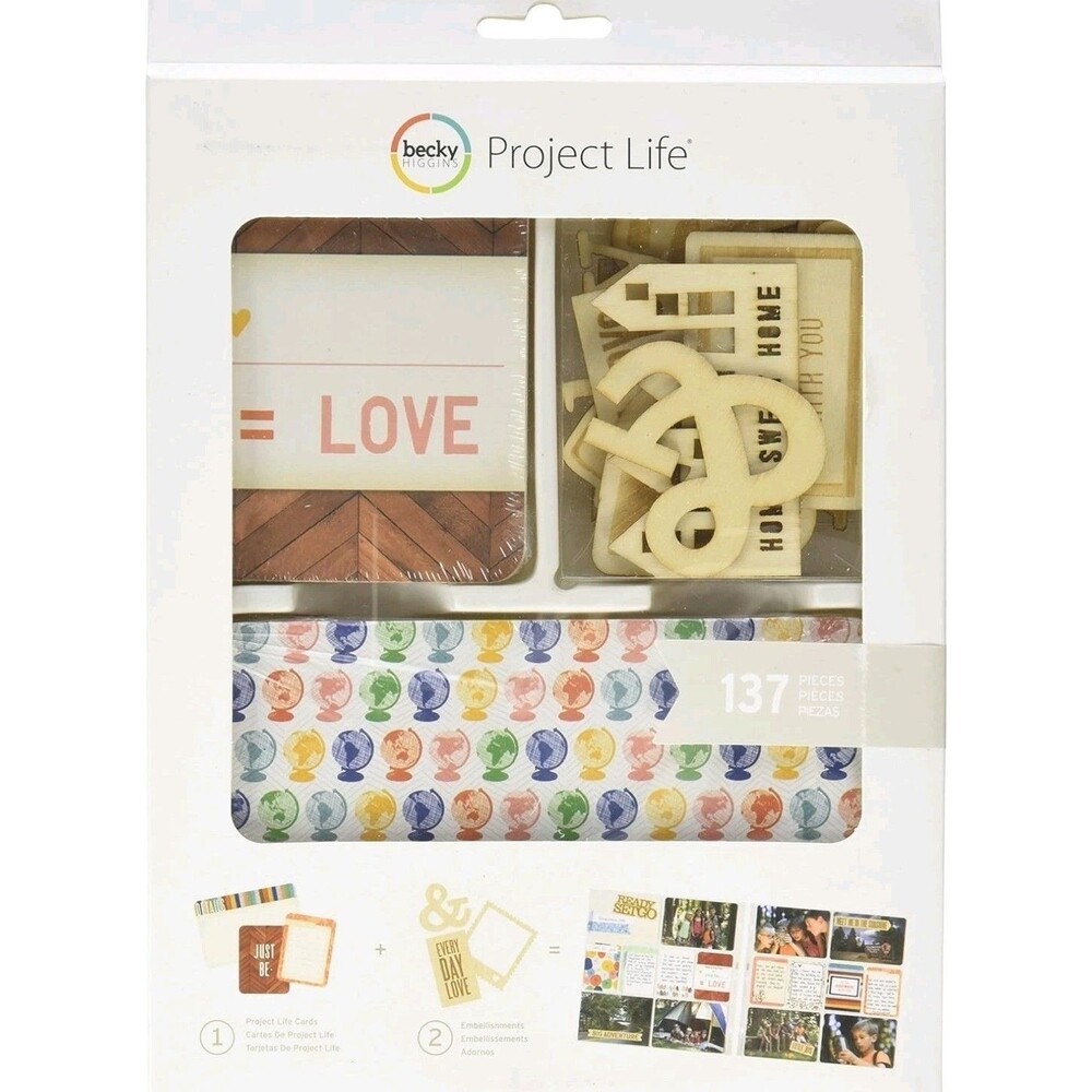 Project Life Becky Higgins, Ready Set Go, 137 Pieces, New
